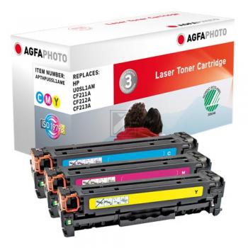 Agfaphoto Toner-Kartusche gelb, magenta, cyan (APTHPU0SL1AME) ersetzt 131A