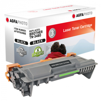 Agfaphoto Toner-Kit schwarz HC (APTBTN3480E) ersetzt TN-3480