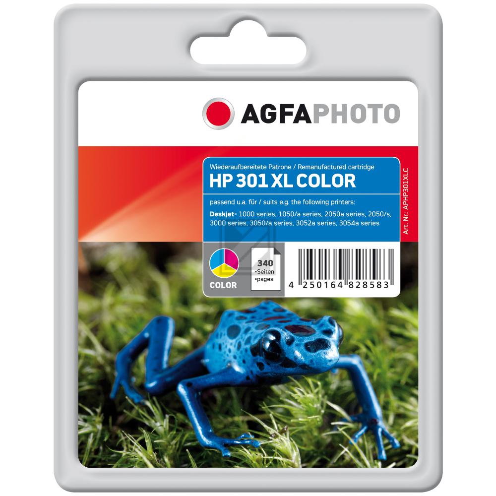 Agfaphoto Tintenpatrone cyan/magenta/gelb (APHP301XLC) ersetzt 301XL
