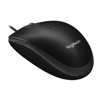 Logitech B100 optische USB Maus, schwarz
