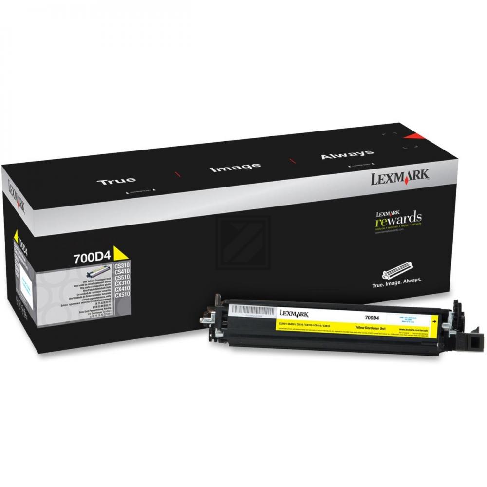 Lexmark Entwicklereinheit gelb (70C0D40, 700D4)