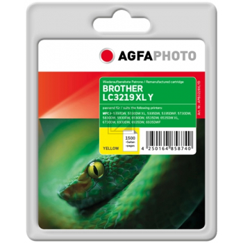 Agfaphoto Tintenpatrone gelb HC (APB3219XLYD) ersetzt LC-3219XLY