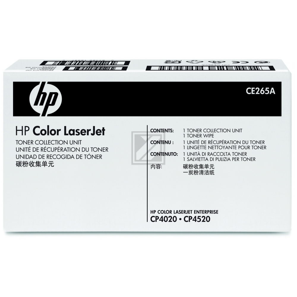 HP Resttonerbehälter gelb, magenta, schwarz, cyan (CE265A)
