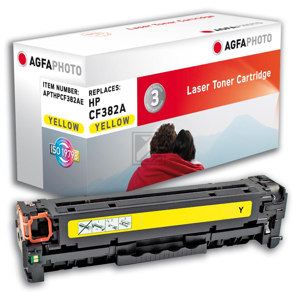 Agfaphoto Toner-Kartusche gelb (APTHPCF382AE) ersetzt 312A