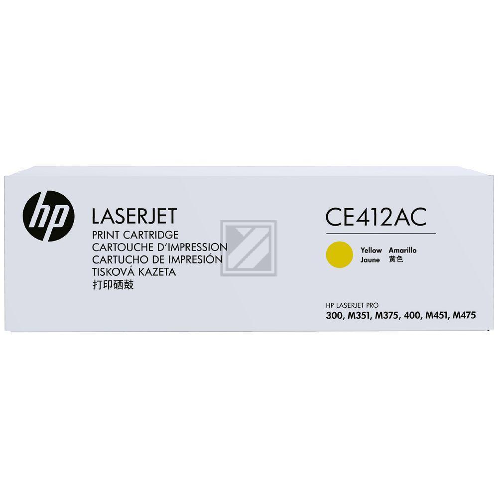 HP Toner-Kartusche Contract (nur für Vertragskunden) gelb (CE412AC, 305AC)