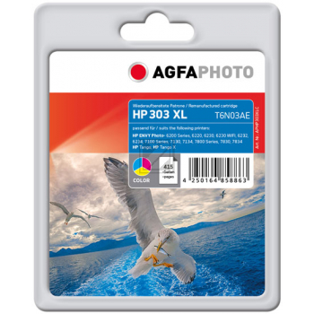 Agfaphoto Tintendruckkopf cyan/magenta/gelb HC (APHP303XLC) ersetzt 303XL