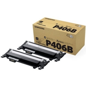 Samsung Toner-Kit 2 x schwarz (CLT-P406B, P406B)