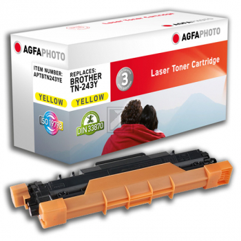Agfaphoto Toner-Kartusche gelb (APTBTN243YE) ersetzt TN-243Y