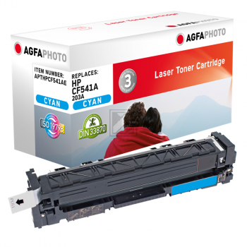 Agfaphoto Toner-Kartusche cyan (APTHPCF541AE) ersetzt 203A