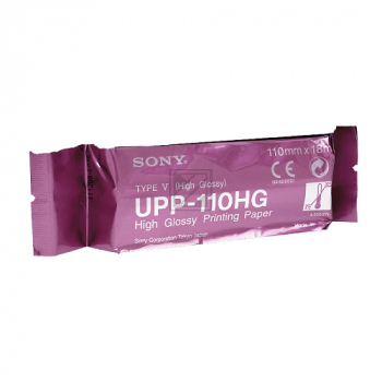 Sony Thermo-Transfer-Papier High Glossy Paper schwarz/weiß (UPP-110HG)