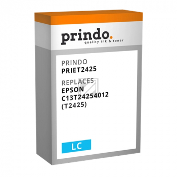 Prindo Tintenpatrone cyan light (PRIET2425) ersetzt T2425
