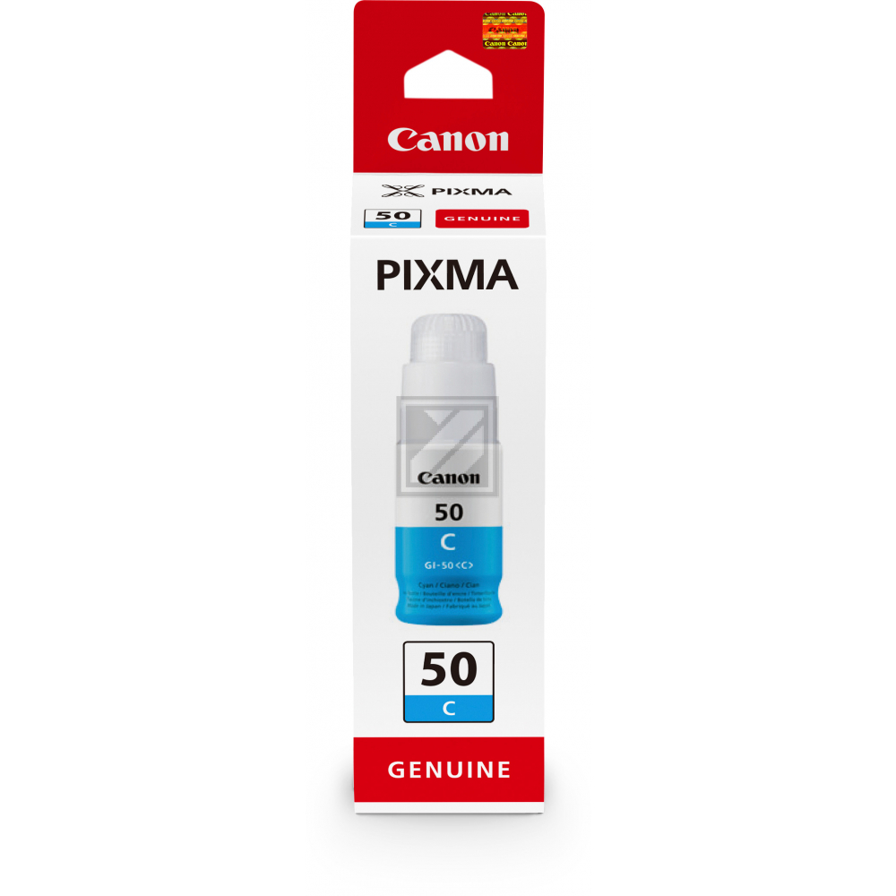 Canon Tintennachfüllfläschchen cyan (3403C001, GI-50C)