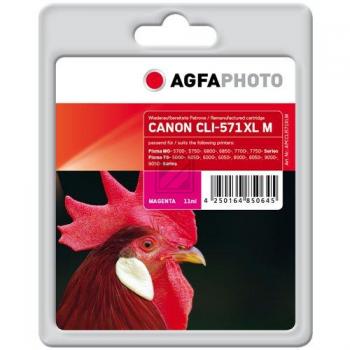 Agfaphoto Tintenpatrone magenta HC (APCCLI571XLM) ersetzt CLI-571XLM