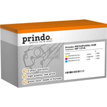 Prindo Toner-Kartusche gelb, magenta, cyan (PRTHPU0SL1AM) ersetzt 131A