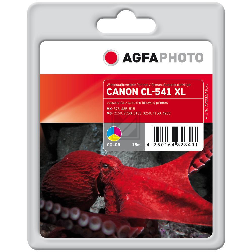 Agfaphoto Tintenpatrone cyan/magenta/gelb (APCCL541CXL) ersetzt CL-541XL