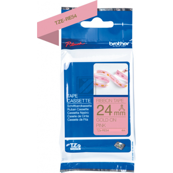 PTOUCH Band pink/gold TZE-RE54 Tze Geräte 24mm