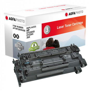 Agfaphoto Toner-Kartusche 2 x schwarz (APTHP226XDUOE) ersetzt 26XD