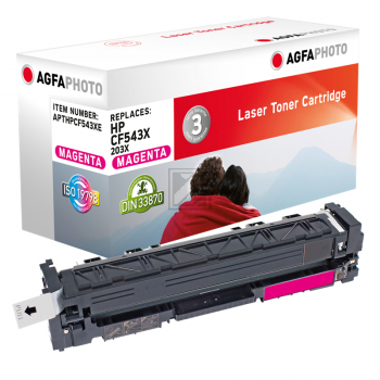Agfaphoto Toner-Kartusche magenta HC (APTHPCF543XE) ersetzt 203X